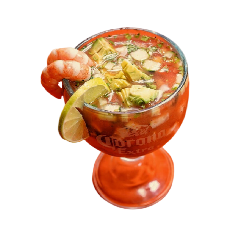 Coctel de camarón y pulpo